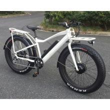 Motorlife /OEM 2017 new 26 inch suspension fat tire electric mountain bike 500W Bafang moto and LG battery 48v/14.5A ebike